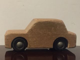 Vintage Creative Playthings Wooden Childs Car Made In Finland Great Piece