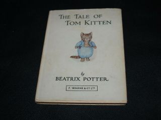 Vintage Beatrix Potter The Tale Of Tom Kitten Frederick Warne & Co Dust Jacket