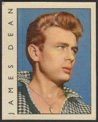 James Dean - 1956 - 62 Vintage Swedish Star Parade Set Movie Star Card 1