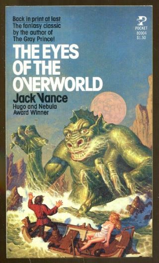 The Eyes Of The Overworld By Jack Vance - Vintage Pocket Books Paperback - 1977
