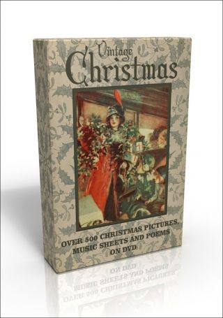 Vintage Christmas - 500 Public Domain Images,  Music & Poems On Dvd