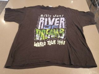 Vintage Billy Joel River Of Dreams Concert Shirt Adult Large Tour 1993