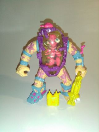 Tmnt Mutagen Man W Accessories 1990 Playmates Toys Vintage Ninja Turtles
