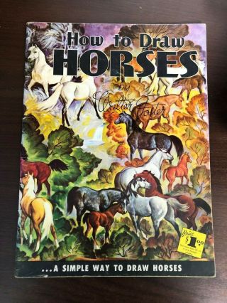 How To Draw Horses By Walter T.  Foster - P/b - £3.  25 Uk Post