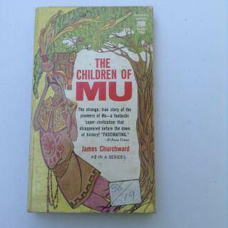 1968 Vintage The Children Of Mu James Churchward Lemuria Atlantis Paperback