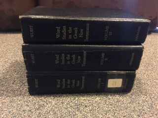 Wuest’s Word Studies From The Greek Testament For English Reader 3 Volumes