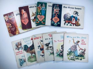 1947 & 1950 Old Children’s Books - Surprise Books 10c And More - 10 Books