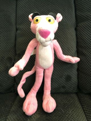 Vintage Pink Panther Plush Bendable 12 Inches Tall