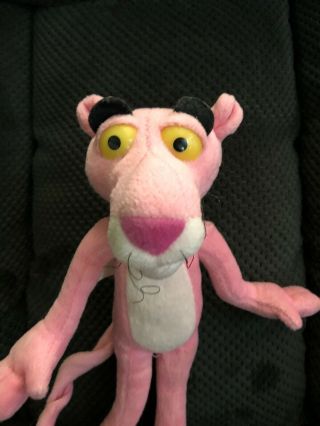 Vintage Pink Panther Plush Bendable 12 Inches Tall 3