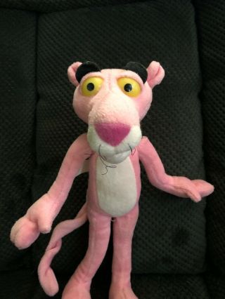 Vintage Pink Panther Plush Bendable 12 Inches Tall 4