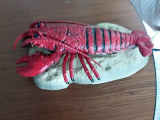 Vntg Gemmy Rocky The Singing Lobster Shakes Sings Sea Cruise Rock The Boat