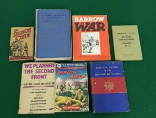 Joblot Bundle Of Vintage Mostly Ww2 Military Army War Books