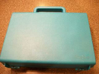 Vintage Clik Hard Plastic Cassette Carry Case Briefcase Style