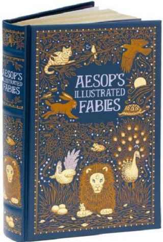 Aesops Fables Illustrated Book Leather Bound Arthur Rackham Hardcover Stories