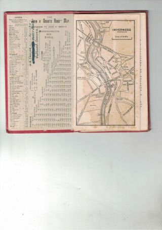 the john o ' groats road map = strip maps no.  28 = gall & inglis c.  1909 3