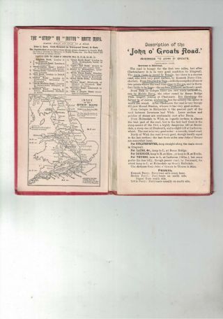 the john o ' groats road map = strip maps no.  28 = gall & inglis c.  1909 5