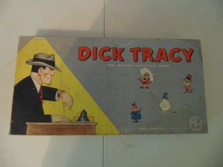 Vintage 1962 Dick Tracy Master Detective Board Game Selchow & Righter Co