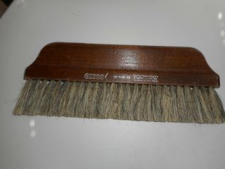 Vintage Oxco Wallpaper Brush Horse Hair Wood Handle Vinyl Smoother Tool 12 "