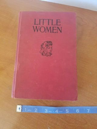 Little Women Louisa M.  Alcott 1937 World Syndicate Hardcover Red Collectors Item