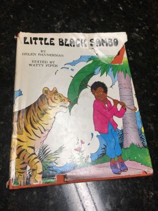 Little Black Sambo By Helen Bannerman Vintage Hardcover Book