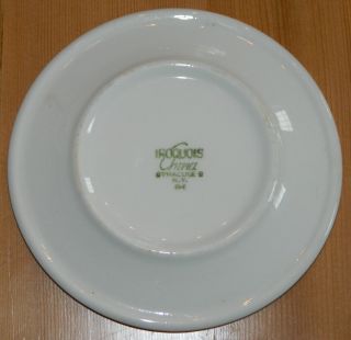 Vintage Mid Century University of Rochester Bread Plate Iroquois China 5 1/2 