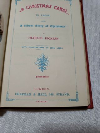 A Christmas Carol in Prose Being a Ghost Story of Christmas Second Edition 2nd 5