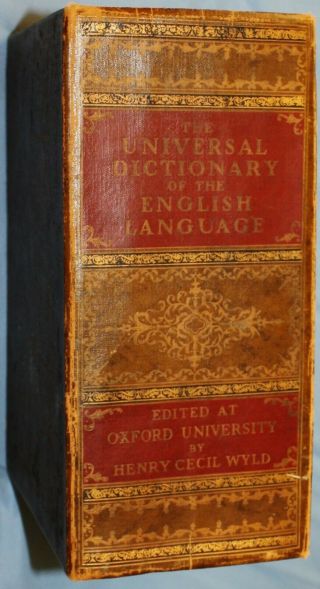 UNIVERSAL DICTIONARY of the English Language Henry Cecil Wyld 1938 HUGE OXFORD 2