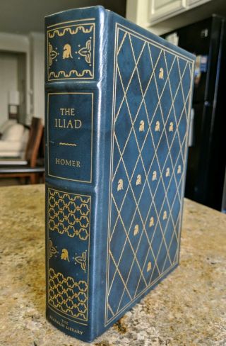 The Iliad By Homer.  1976 The Franklin Library Leather Limited Edition.  1st Ed