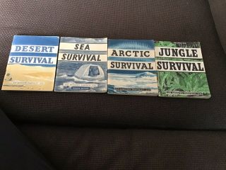4 Air Ministry Survival Guides.  1950’s