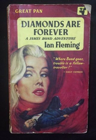 Diamonds Are Forever (pb) 2nd Printing 1958 By Ian Fleming Au Stock