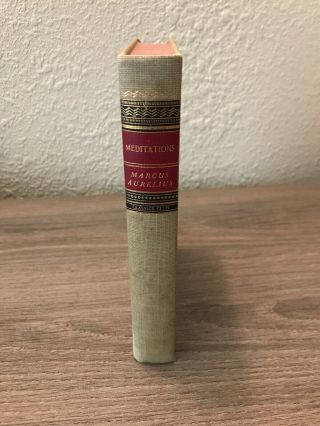 Classics Club Vintage Book Meditations Marcus Aurelius 1945 Hardcover HC 2
