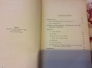 A CONCISE ETYMOLOGICAL DICTIONARY OF THE ENGLISH LANGUAGE DATED 1901 3