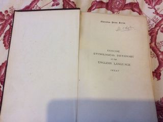 A CONCISE ETYMOLOGICAL DICTIONARY OF THE ENGLISH LANGUAGE DATED 1901 4