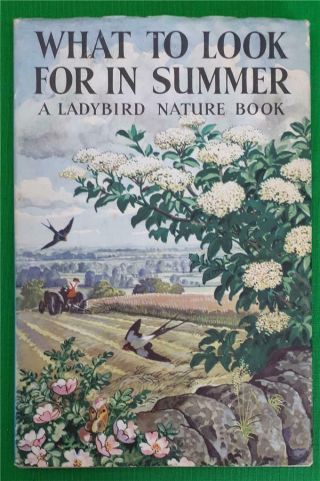 Ladybird Books " What To Look For In Summer ",  Dust Cover (1960) Series 536.  Vgc.