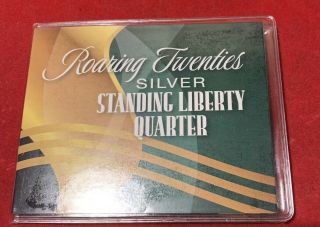 Vintage 1925 P Roaring Twenties Liberty Standing Silver Quarter -