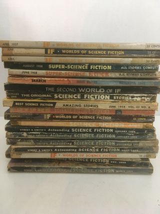 Set of 19 Pulp Sci - Fi & Fantasy Digest Magazines - All 1950s - 3