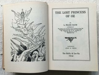 THE LOST PRINCESS OF OZ by L.  FRANK BAUM © 1917 - Later undated printing,  1946? 3
