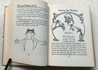 THE LOST PRINCESS OF OZ by L.  FRANK BAUM © 1917 - Later undated printing,  1946? 5