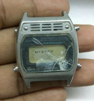 Vintage Seiko A639 - 5010 Lcd Digital Watch And Reaper For Watchmakers