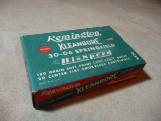 Remington Kleanbore Ammo - 30 - 06 Springfield - Hi - Speed 180 Gr.  Soft Point Box