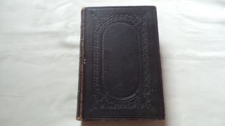 1867 LEATHER FAMILY HOLY BIBLE WATKINS BINDING 2