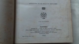 1867 LEATHER FAMILY HOLY BIBLE WATKINS BINDING 5