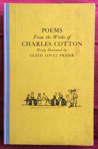 1922 Claud Lovat Fraser Curwen Press Poems From The Of Charles Cotton