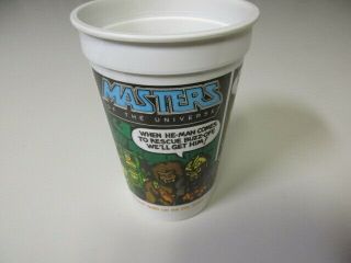 Vintage Masters Of The Universe Cup Motu He - Man Evil Horde 1985 Burger King