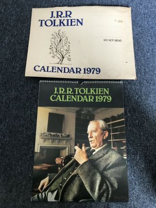 1979 J R R Tolkien Vintage Illustrated Calendar Allen & Unwin