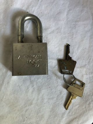 Vintage American Padlock Series 50 With 2 Keys