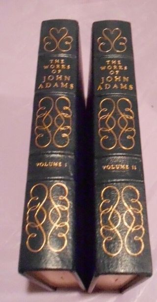 Easton Press The Of John Adams 2 Volume Set