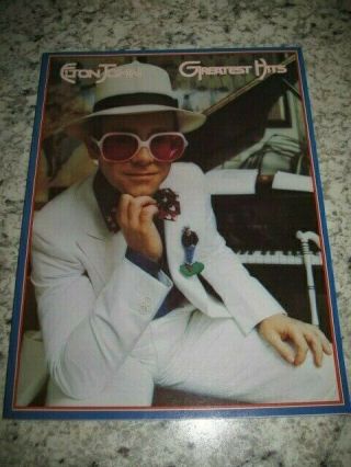 Vintage Sheet Music Book Elton John Greatest Hits 1972