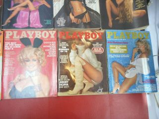 Vintage Playboy Magazines 1978 Complete Year 12 Issues Good or Better 5