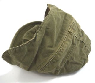 VINTAGE M - 51 FIELD HAT CAP military cotton/wool mens fitted sateen ear flaps 2